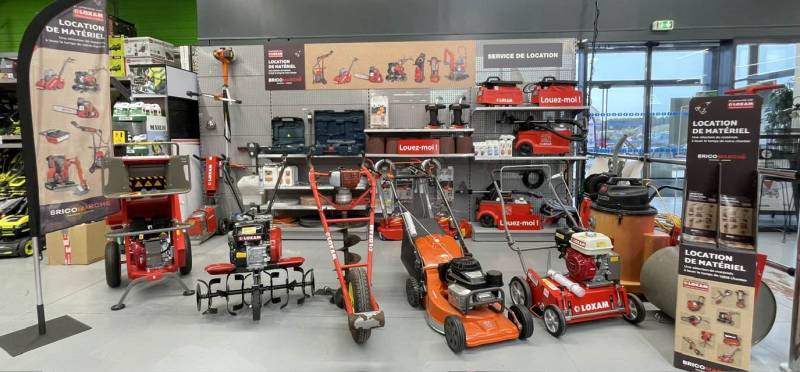 Location de matériels professionnels pour vos projets d'aménagement chez Bricomarché à proximité de Fécamp