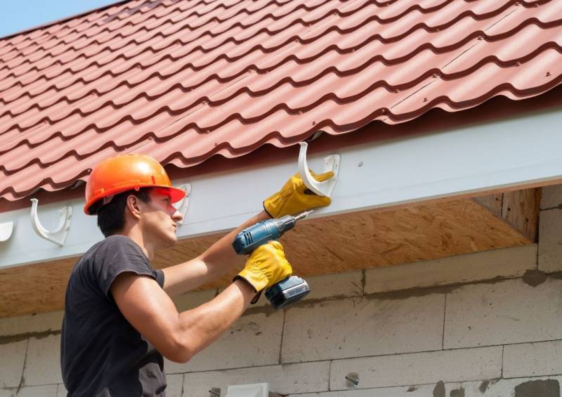 Gouttière en aluminium SCOVER : évacuation d’eau de pluie robuste et esthétique pour toiture à vendre dans votre magasin Bricomarché Fécamp 76