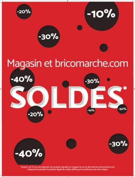 SOLDES de -10 à -50% chez BRICOMARCHE SAINT LEONARD à proximité de Fécamp